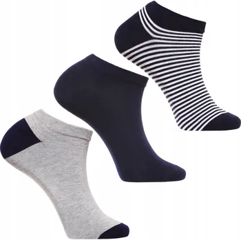 Pánská móda Pánské Ponožky MORAJ , Kotníkové Ponožky 3 párů nízkých Ponožky , velikost 43-45