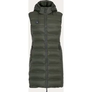 Dámská vesta UHIP Vesta lehká Ally UHIP, dlouhá, dámská, deep green 46