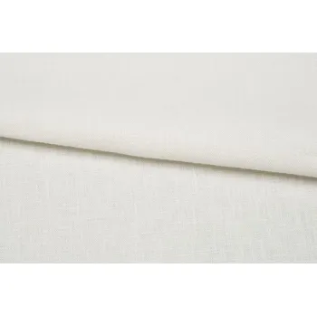 Lněné plátno, bílá ivory II. jakost, sartor.cz