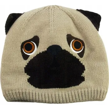 Čepice Čepice Pes Pejsek Šití 48-52 teplá Zateplená výšivka