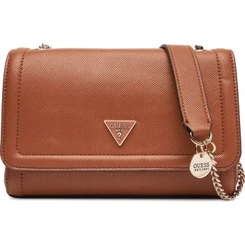 Kabelka Guess kabelka přes rameno eko kůže hnědá