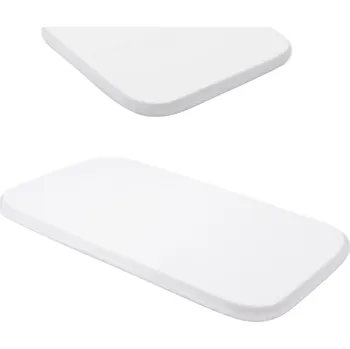 Příslušenství pro dětskou postel a kolébku Bavlněné plachty do hranaté rostoucí postýlky 7v1, bílá, LILI