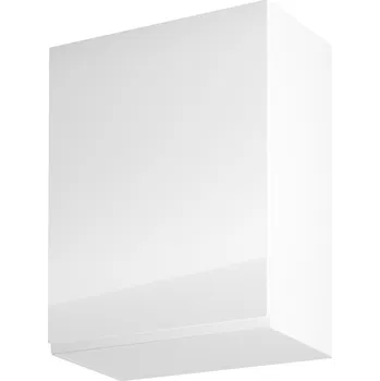 Kuchyňská linka 608/5000Horní skříňka, bílá / bílý extra vysoký lesk, levá, AURORA G601F