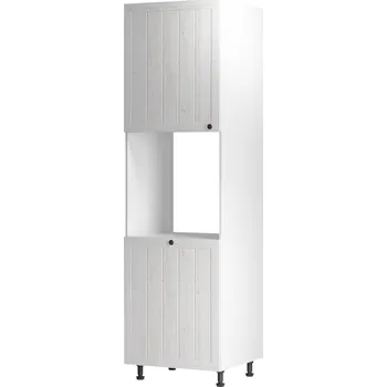 Kuchyňská linka Potravinová skříňka D60P, bílá / sosna andersen, levá, PROVANCE