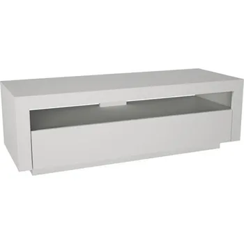 Obývací pokoj RTV stolek, bílá, AGNES