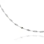 Zlatnictví Helios Náhrdelníček z bílého zlata B52101