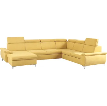 Sedací souprava Sedací souprava, hořčicová, levá, MARELIA