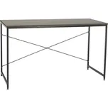Psací stůl, beton/černá, 120x60 cm, MELLORA