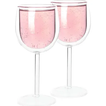 Sklenice Termo sklenice na víno, 2 ks, 180 ml, HOTCOLDER TYP 31