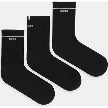 Pánské ponožky Ponožky BOSS 3P QS Iconic CC SP W 3-pack 50537322 černá 99X, vel. 39-42