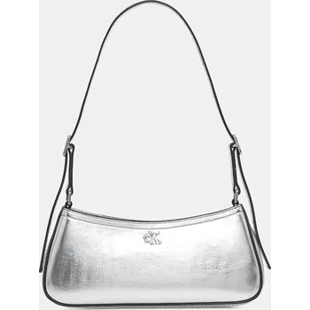Kabelka Calvin Klein stříbrná barva, LV04F3304G SLV, vel. ONE SIZE