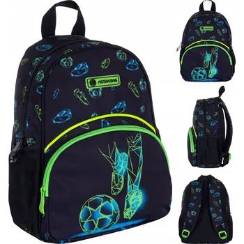 Outdoorové zavazadlo Jednokomorový Batoh pro předškoláky AstraBag pro chlapce, černý, vícebarevný