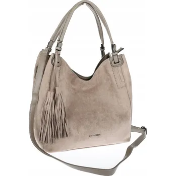 SILVIAROSA kabelka eko kůže semišová šedá