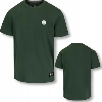 Tričko pánské TSHIRT s krátkým rukávem PIT BULL SMALL LOGO 210 zelené XXL