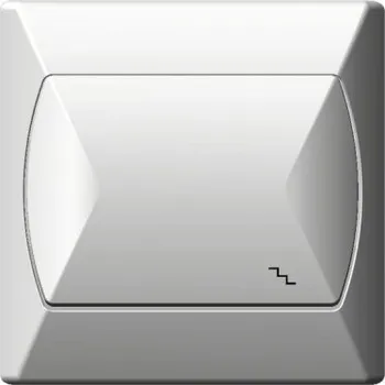 vypínač Jednopólový vypínač Klasik Ospel bílý ŁP-3A/00