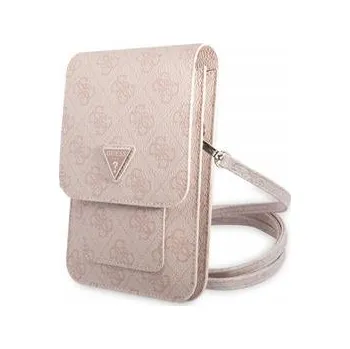 Kabelka Guess kabelka – kabelka přes rameno kabelka z eko kůže růžová