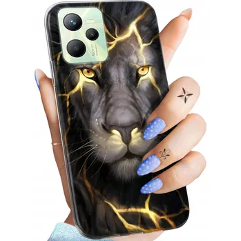 Pouzdro na mobilní telefon Zadní Kryt Hello Case pro realme C35 černý