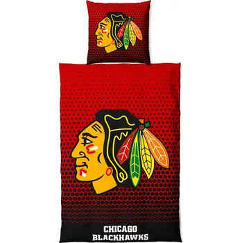 Povlečení Povlečení Fosho DOTS Chicago Blackhawks 135x200 + 80x80cm