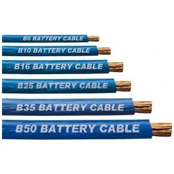 Napájecí kabel Sinuslive B-CCA-10 napájecí kabel 10mm2 pro zesilovač, modrý