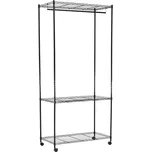 Pojízdný věšák, černá, VERDONE