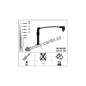 Autoelektrika Sada kabelů pro zapalování NGK RC-VX1201