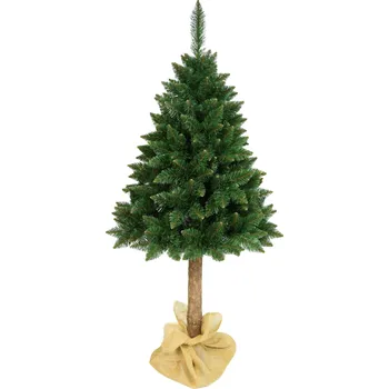 Bytová dekorace Vánoční stromek na pníku, zelená, 160 cm, CHRISTEE 6