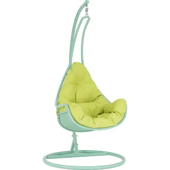 Obývací pokoj Závěsné houpací křeslo, neomint /zelená, TALISE