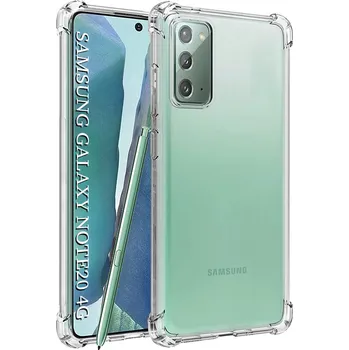 Pouzdro na mobilní telefon Techsuit Shockproof průhledný silikon Samsung Galaxy Note 20 4G/5G průhledný