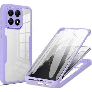 Pouzdro na mobilní telefon Techsuit ColorVerse 360 Series + Ochranné sklo Xiaomi Poco F6 Pro Fialová