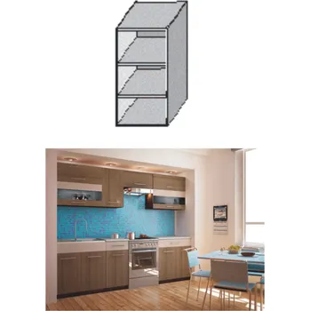 Horní skříňka, rigolletto dark / rigolletto light / wenge, JURA NEW I GO-20