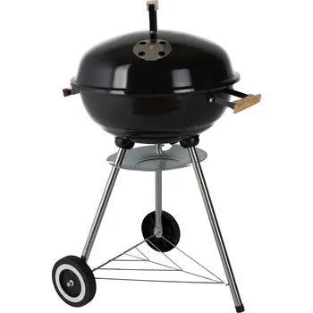 Zahradní gril Gril na dřevěné uhlí, černá / přírodní, FRAMO