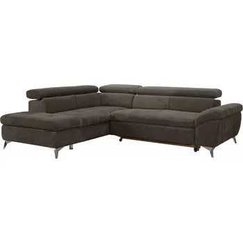 Sedací souprava Sedací souprava, hnědá, levá, BARA