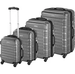 TecTake GmbH 402025 skořepinové cestovní kufry sada 4ks - šedá