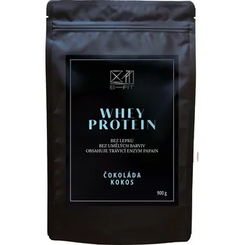 Protein B-Fit Club Whey protein Čokoláda - Kokos 900 g + 2 měsíce na vrácení zboží