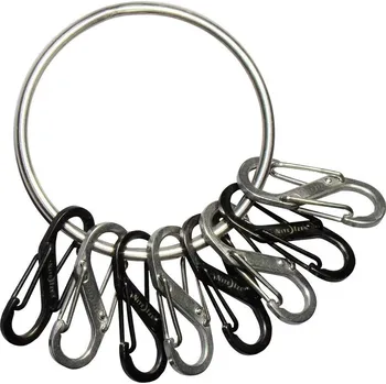 Nite Ize klíčenka BigRing Steel 8 S-Biner