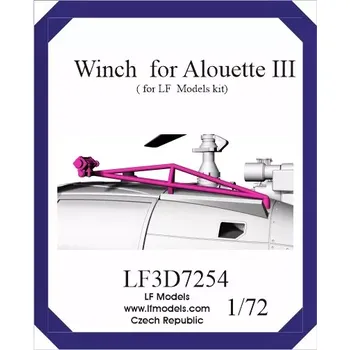 Plastikový model LF model 1/72 Winch for Alouette III, 3D-Print (LF)