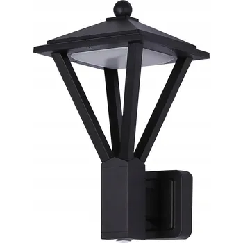 Venkovní osvětlení Venkovní nástěnné svítidlo Italux černé s integrovaným LED zdrojem 15 W