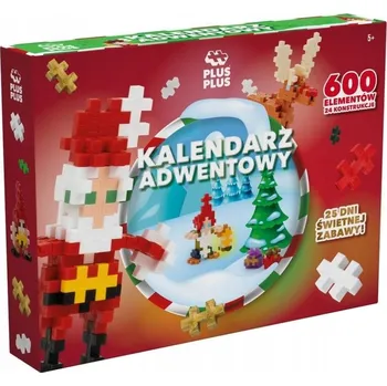 Puzzle Plus-Plus Adventní kalendář (600 ks)