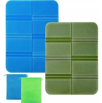 Polštář 2x skládací pěnová podložka na sezení polštář sedátko venkovní