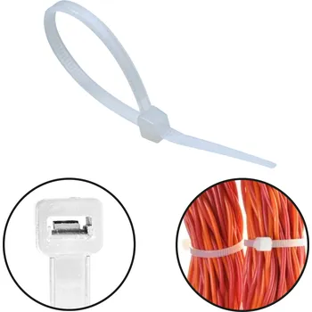 Stahovací páska SVX Stahovací páska bílá 2,5x100mm 2,5x100mm