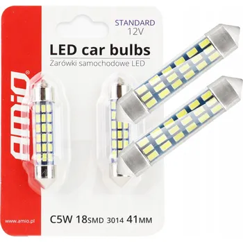 Autožárovka Žárovky AMiO C5W 0,7 W 2 ks