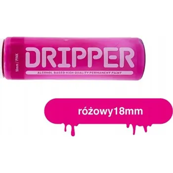 Dekorativní fix s mopovým hrotem DRIPPER 18 mm růžový