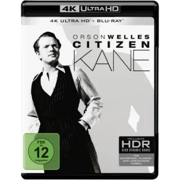 Blu-ray film Citizen Kane 4K, 1 UHD-Blu-ray + 1 Blu-ray – Orson Welles,Orson Welles,Joseph Cotten (DE)