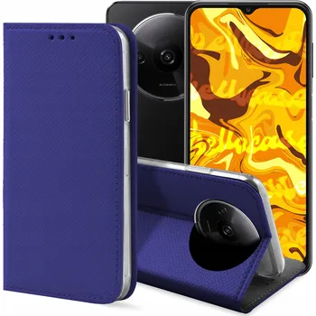 Pouzdro na mobilní telefon Flipové pouzdro Hello Case pro Xiaomi Redmi A3, modré