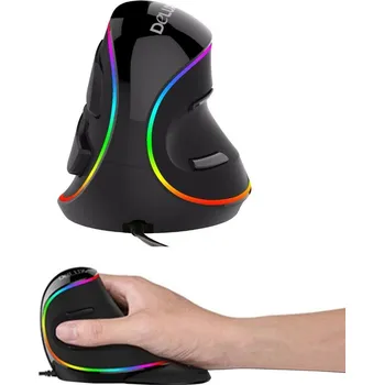 Myš Drátová myš DeLux M618 Plus RGB optický senzor