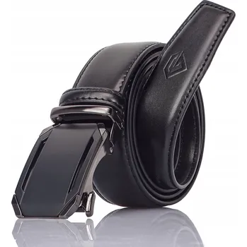 Opasek Pánský opasek z přírodní PÁSEK , délka 135 cm, GRACIO černý DÁREK