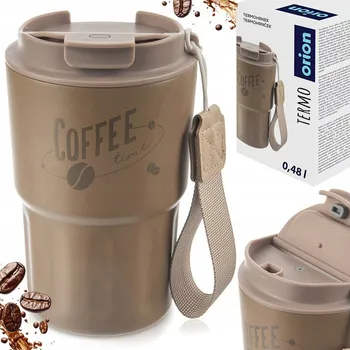 Termohrnek Orion 0,42 l hnědý