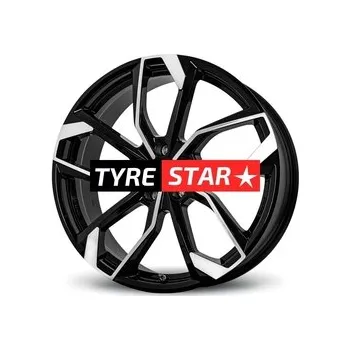 Alu kolo Brock RC34 6.5x17 5x100 ET39 Schwarz Glanz Voll-Poliert (SGVP)