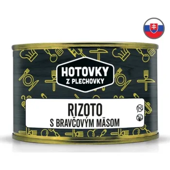 Hotové jídlo Hotovky z plechovky Rizoto s vepřovým masem 400g