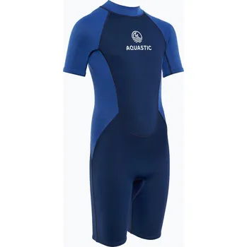 Neoprenový oblek Dětský neopren AQUASTIC Wavey Jrb 2 mm navy/blue